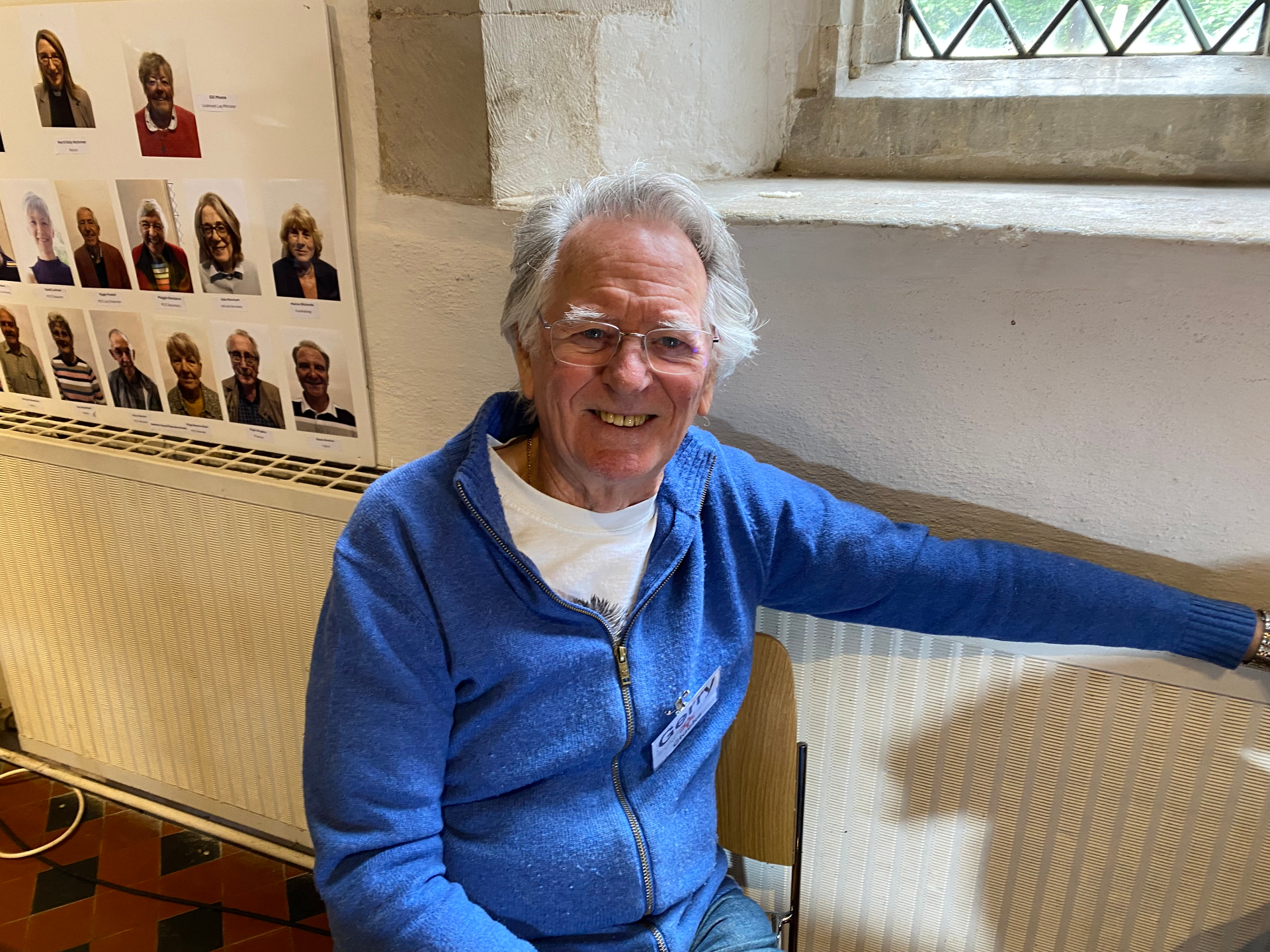 Gerry, volunteer clocks fixer at the Repair Cafe