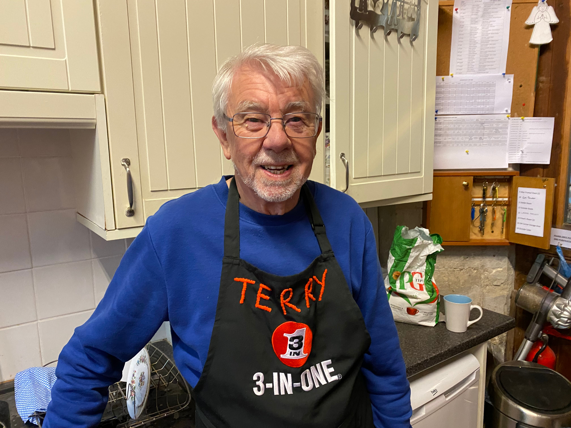 Terry, volunteer welder and fixer at the Repair Cafe
