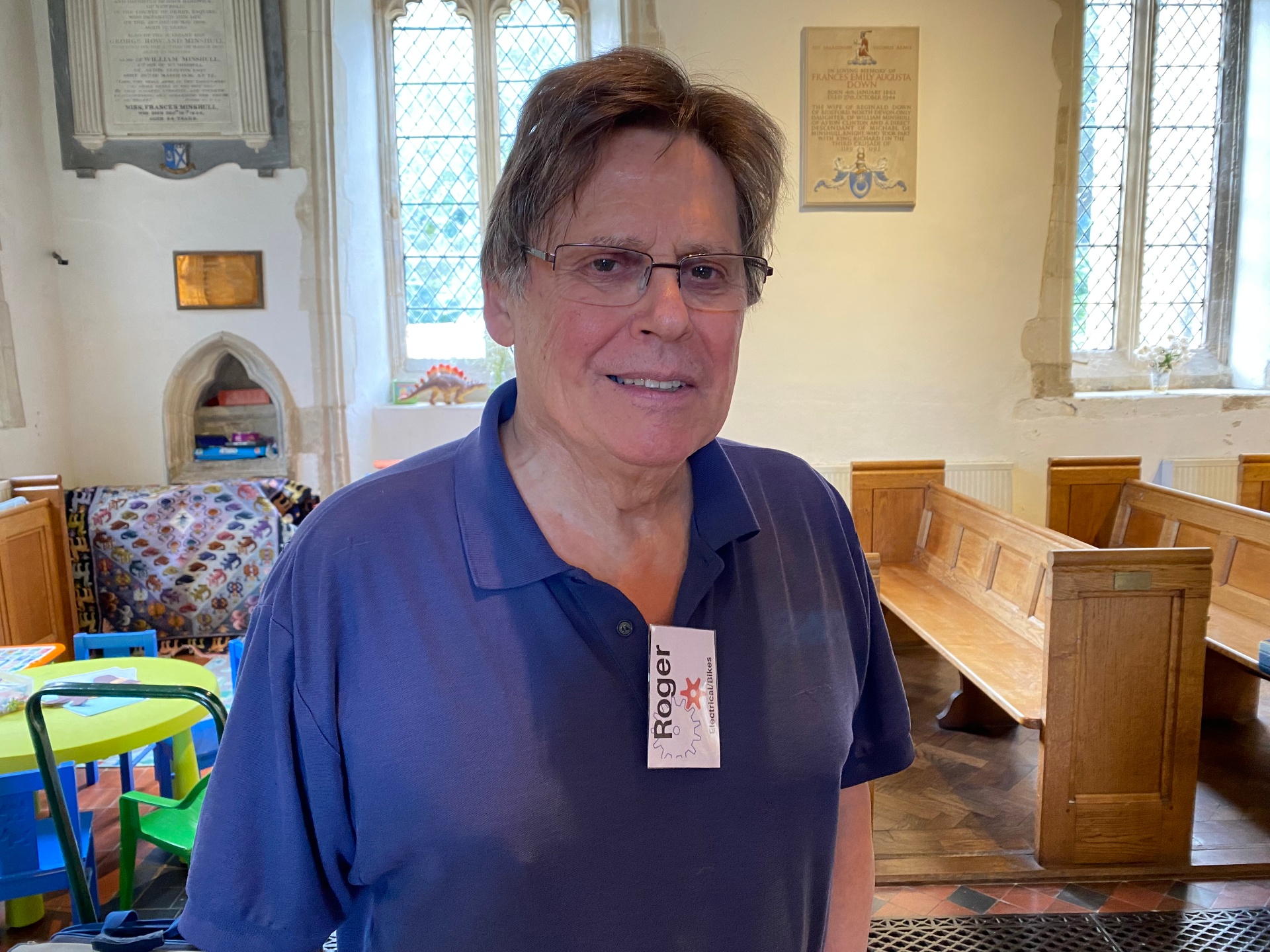 Roger, volunteer fixer at the Repair Cafe